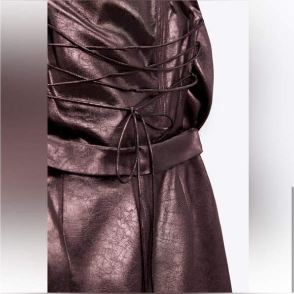 NWT ZARA Voluminous Flower Dress Perfect For New Year Party - Picture 3 of 11